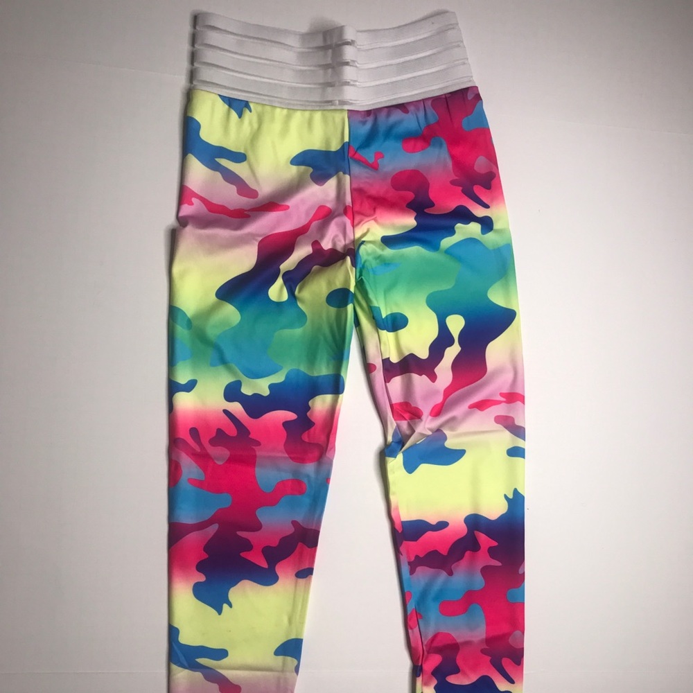 High waist army leggings
